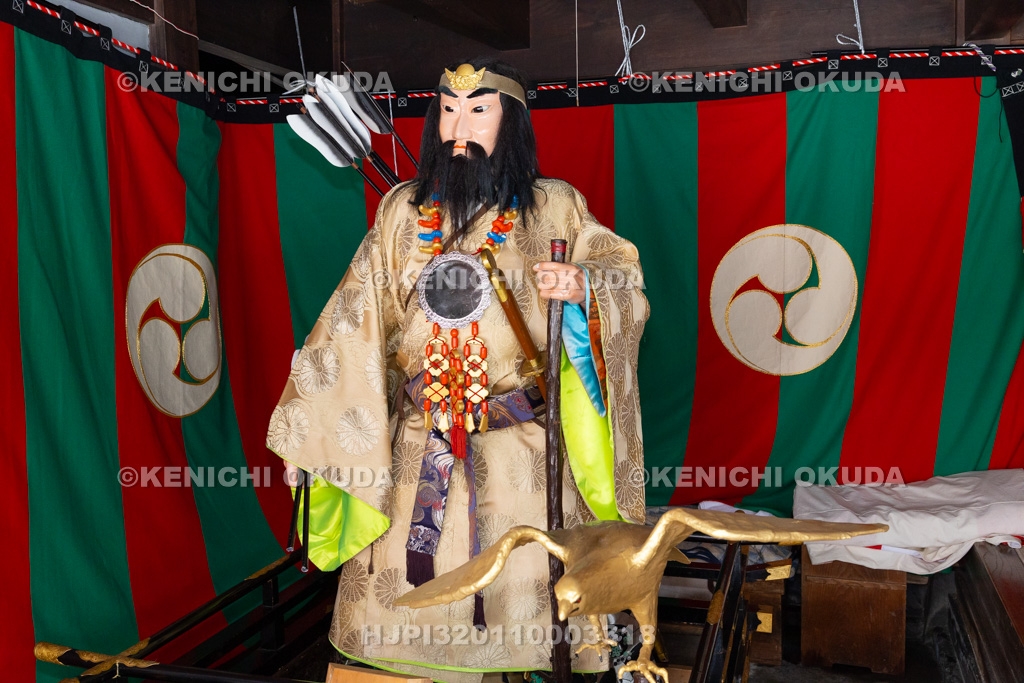 埼玉県 久喜提燈祭り「天王様」 神酒所(志ん二) 神武天皇