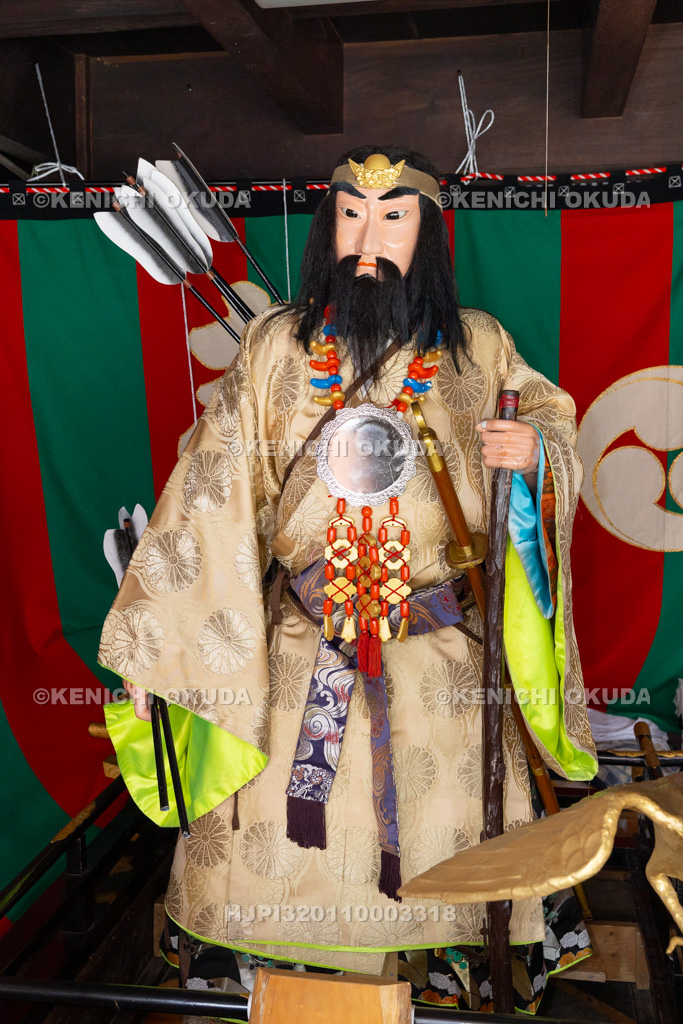 埼玉県　久喜提燈祭り「天王様」　神酒所（志ん二）　神武天皇