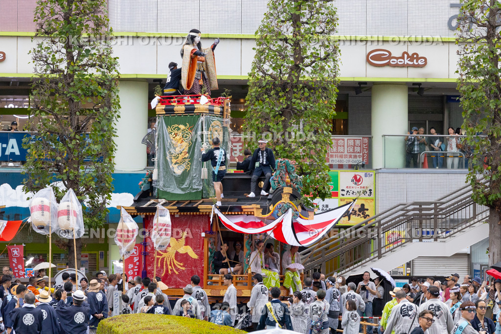 埼玉県 久喜提燈祭り「天王様」 人形山車(本三)