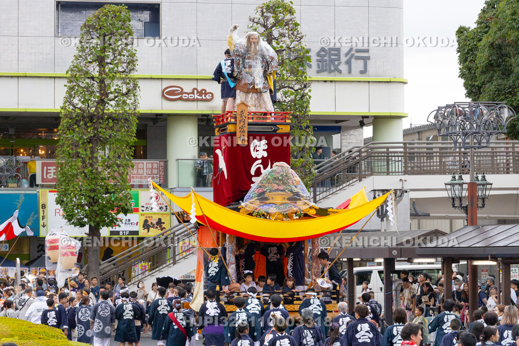 埼玉県 久喜提燈祭り「天王様」 人形山車(本二)