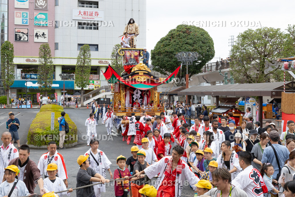 埼玉県 久喜提燈祭り「天王様」 人形山車(本壱)