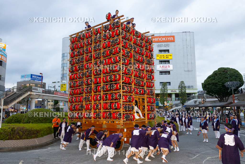 埼玉県　久喜提燈祭り「天王様」　提燈山車（東一）