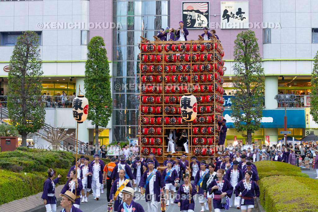 埼玉県 久喜提燈祭り「天王様」 提燈山車(東一)