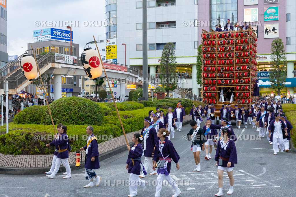埼玉県　久喜提燈祭り「天王様」　提燈山車（東一）