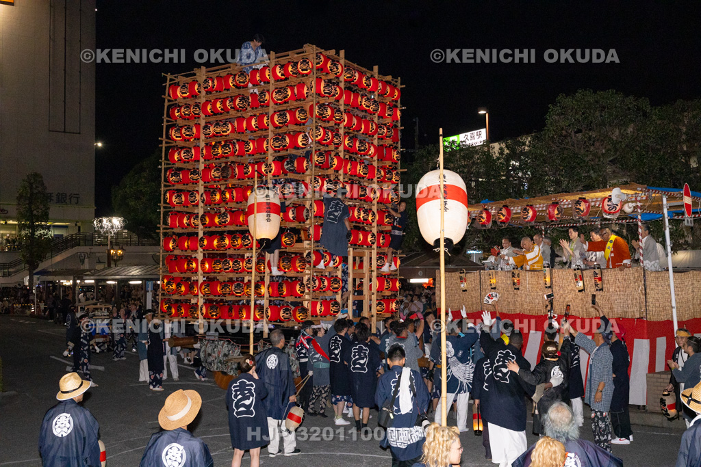 埼玉県 久喜提燈祭り「天王様」 提燈山車(新一)