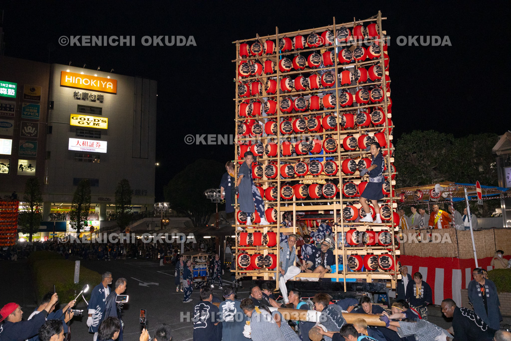 埼玉県 久喜提燈祭り「天王様」 提燈山車(新一)