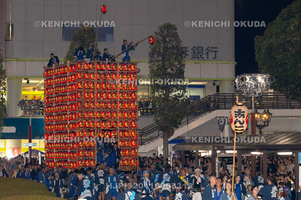 埼玉県 久喜提燈祭り「天王様」 提燈山車(志ん二)