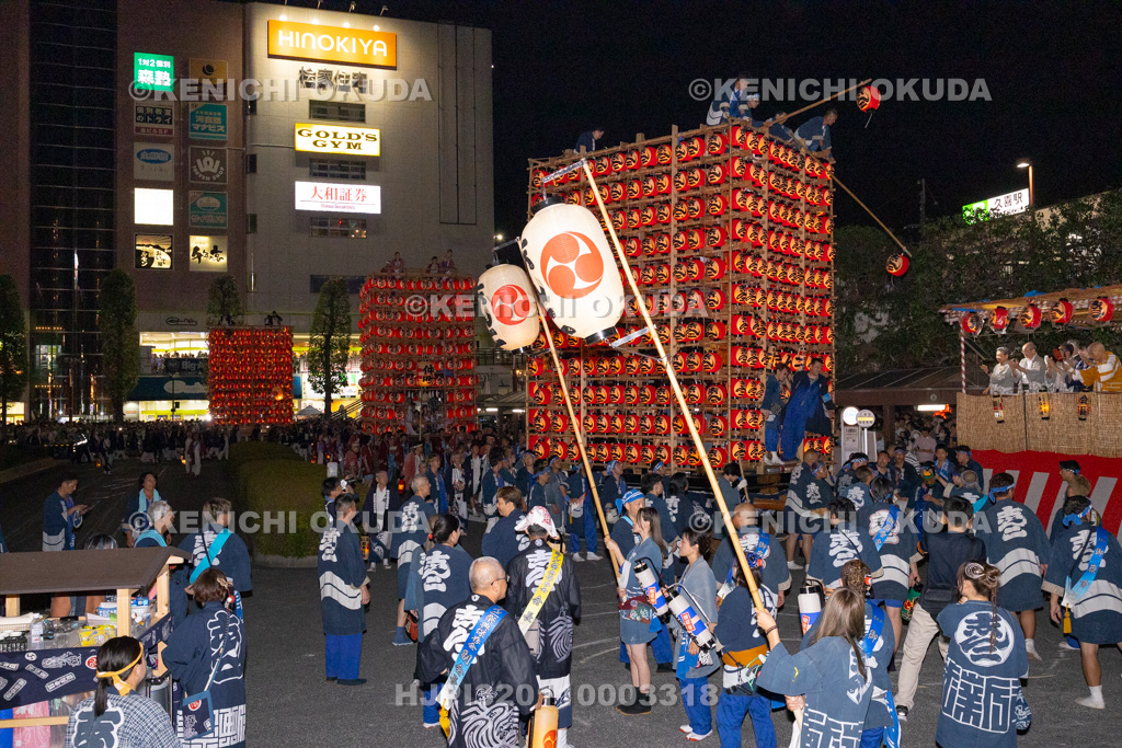 埼玉県 久喜提燈祭り「天王様」 提燈山車