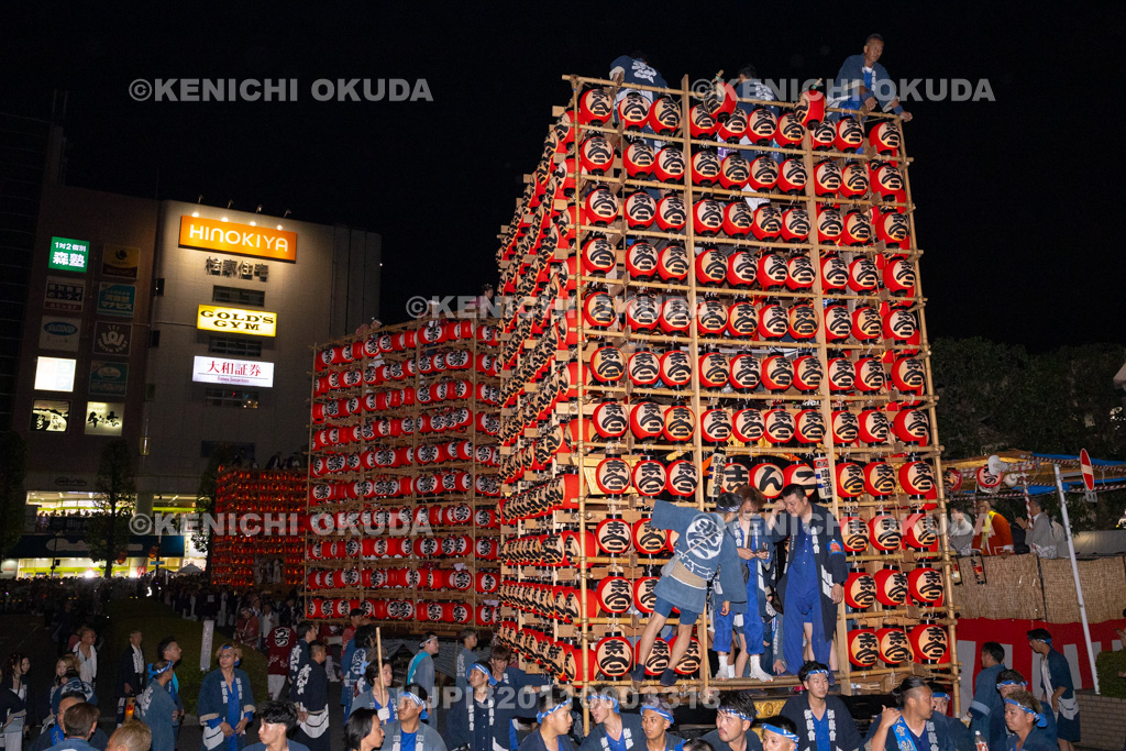 埼玉県 久喜提燈祭り「天王様」 提燈山車