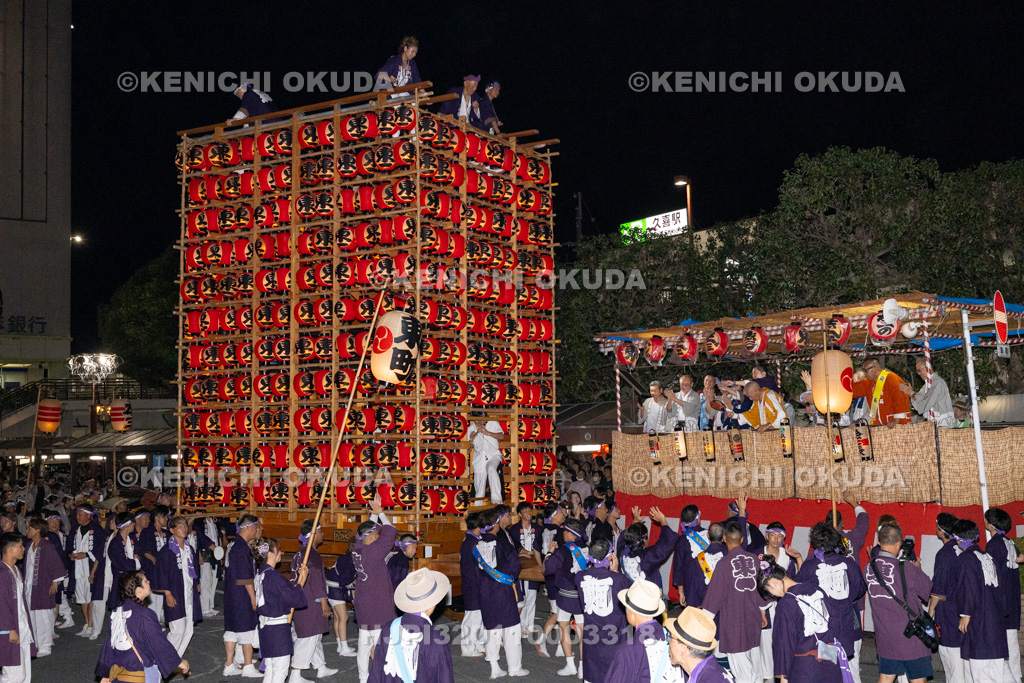 埼玉県 久喜提燈祭り「天王様」 提燈山車(東一)