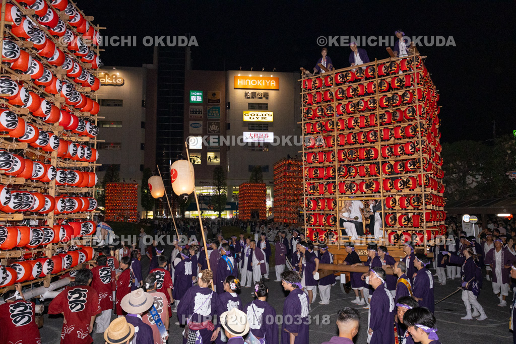 埼玉県 久喜提燈祭り「天王様」 提燈山車