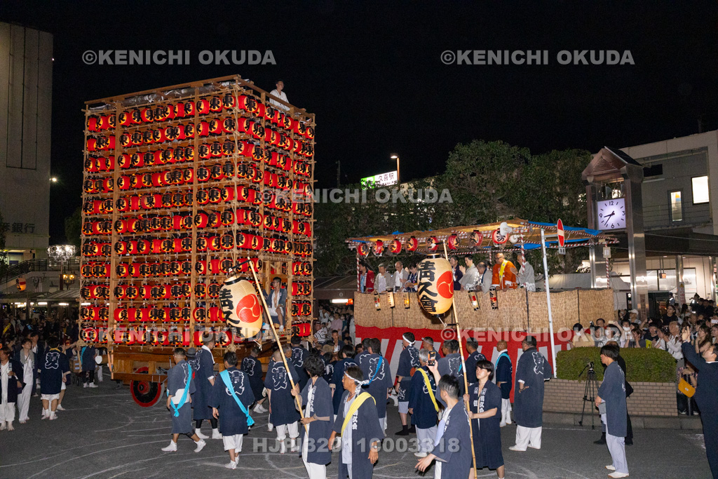 埼玉県 久喜提燈祭り「天王様」 提燈山車(東)