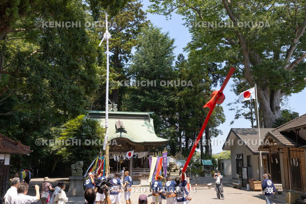 福島県 御宝殿の稚児田楽・風流 鉾立神事