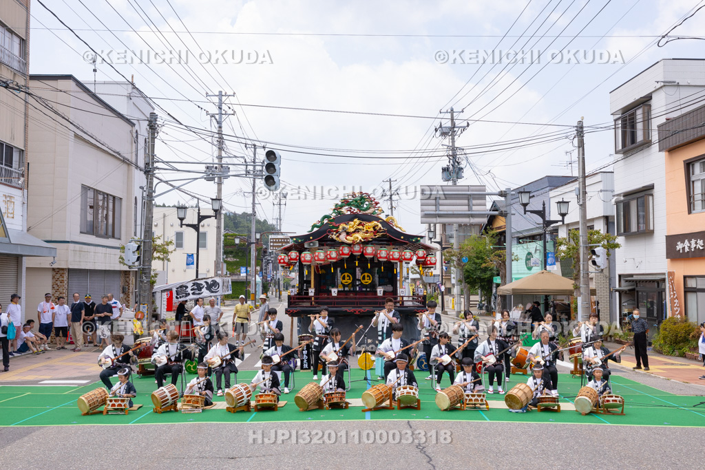 福島県 会津田島祇園祭 宵祭 しゃんぎり演奏