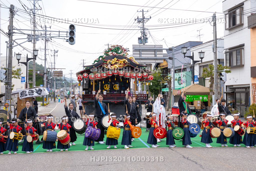 福島県 会津田島祇園祭 宵祭 太鼓演奏