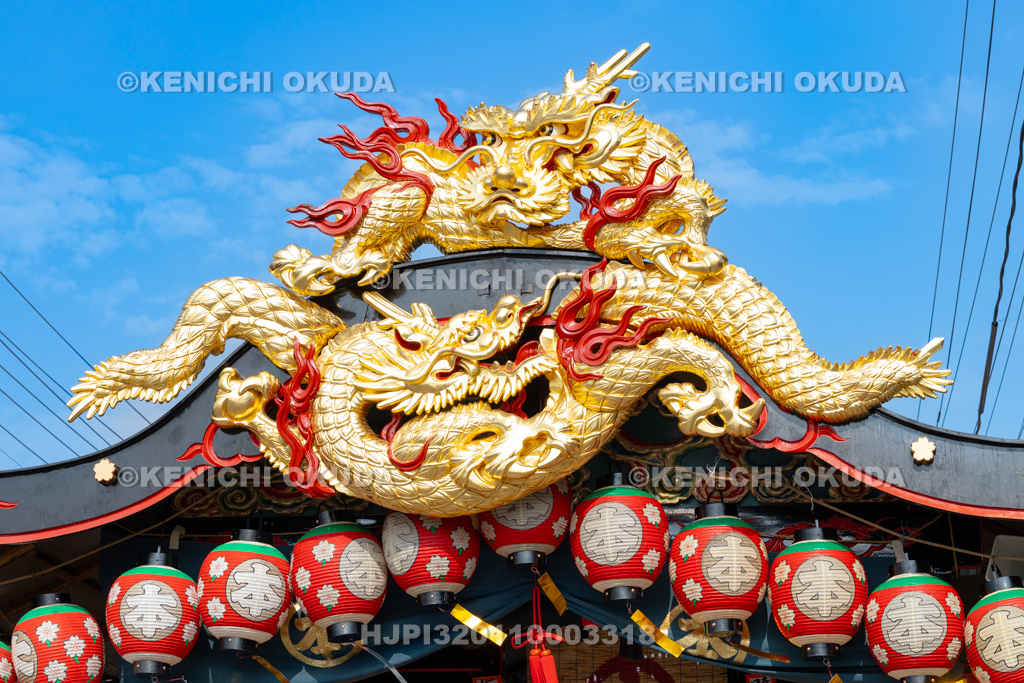 福島県 会津田島祇園祭 宵祭 大屋台(本屋台)