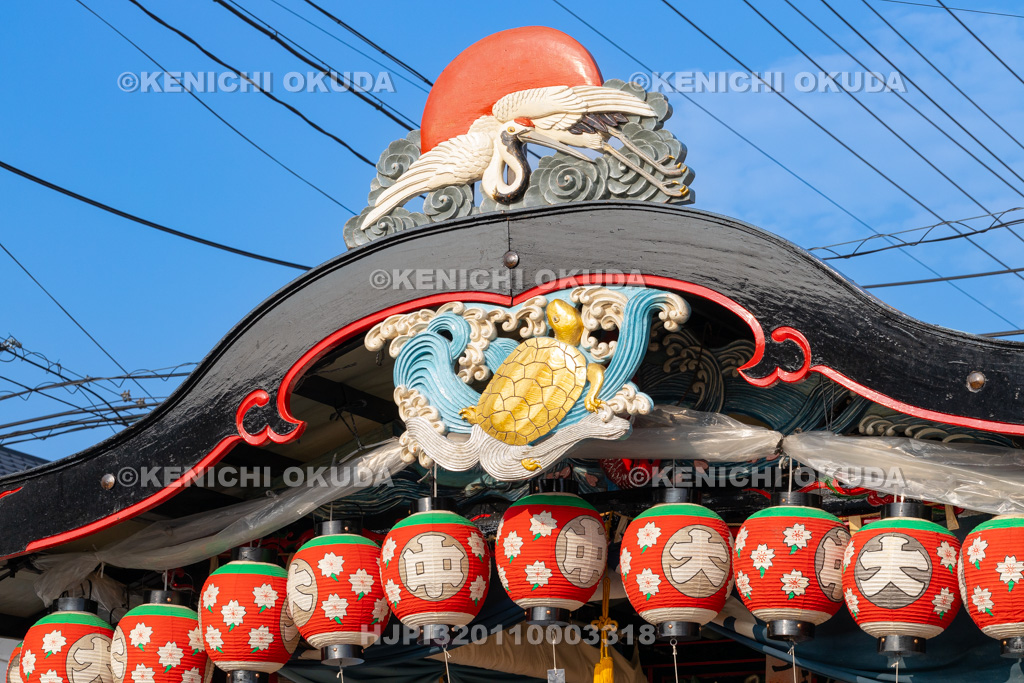 福島県 会津田島祇園祭 宵祭 大屋台(中屋台)