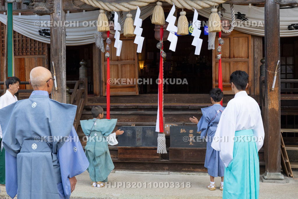 福島県　会津田島祇園祭　渡御祭　7度の使い