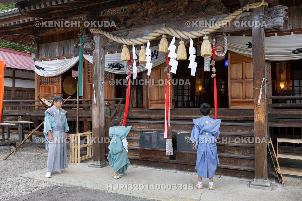 福島県　会津田島祇園祭　渡御祭　7度の使い