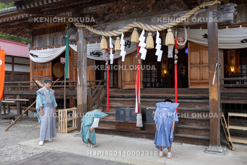 福島県　会津田島祇園祭　渡御祭　7度の使い