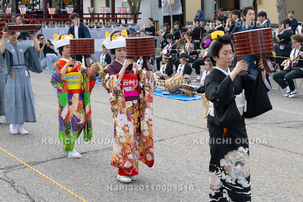 福島県 会津田島祇園祭 渡御祭 七行器行列