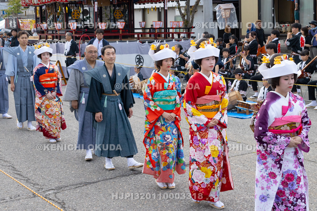 福島県 会津田島祇園祭 渡御祭 七行器行列