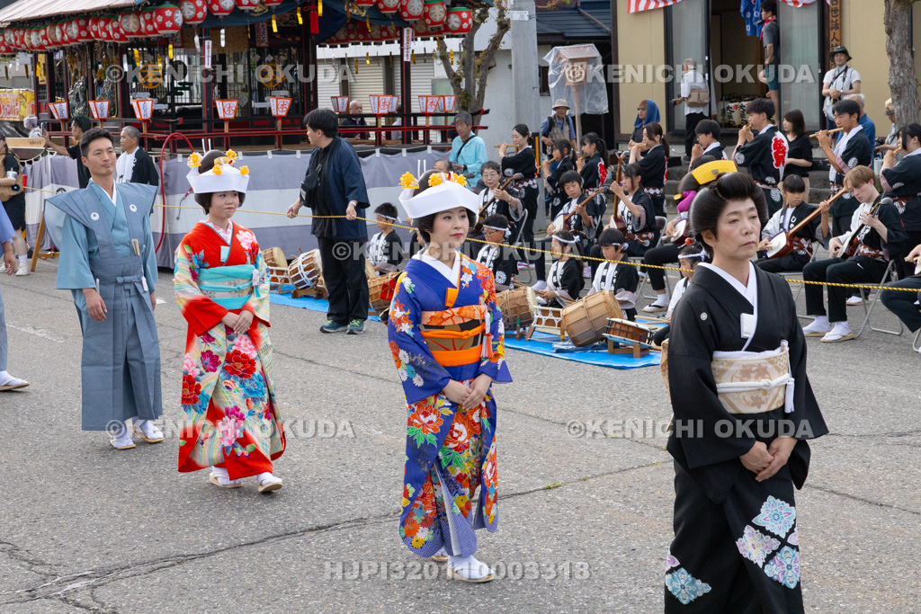 福島県 会津田島祇園祭 渡御祭 七行器行列