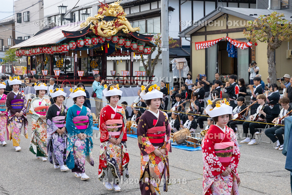 福島県 会津田島祇園祭 渡御祭 七行器行列